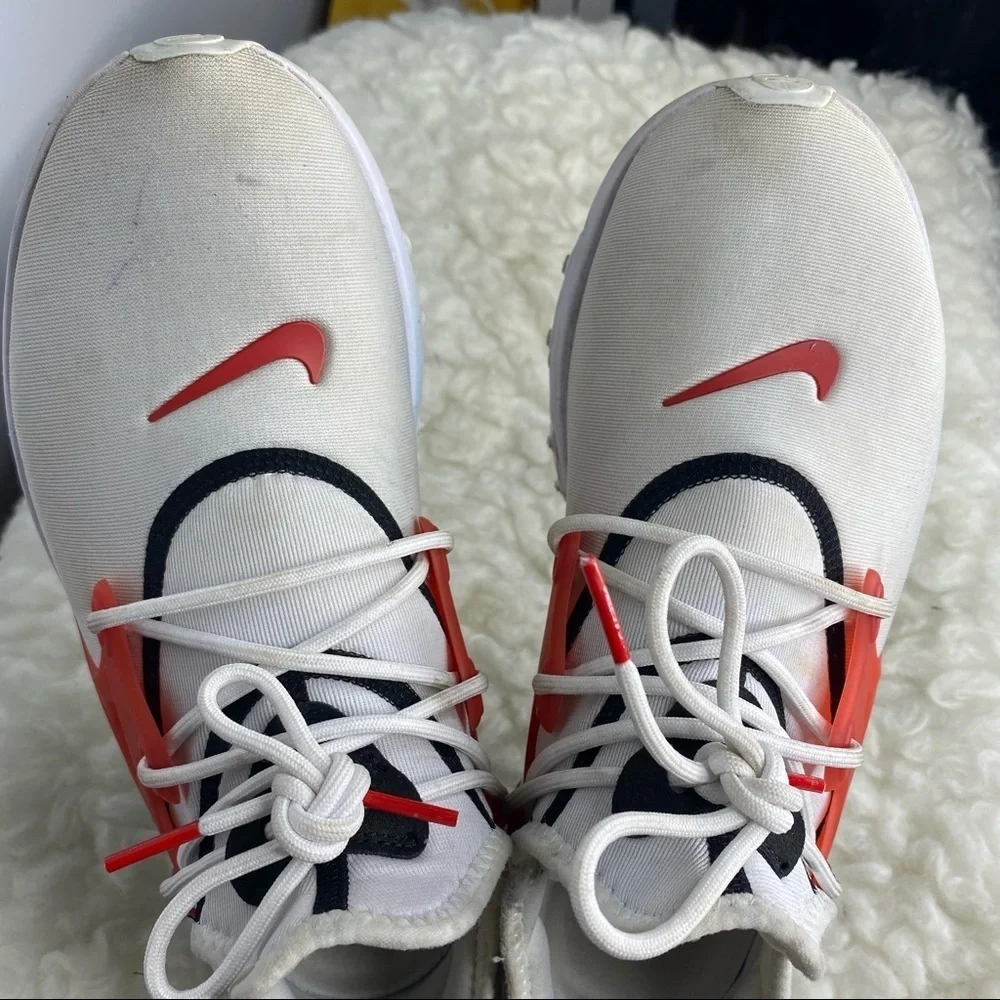 Nike Presto React White University Red Men's Size 8 CU4898-100 - Picture 6 of 9